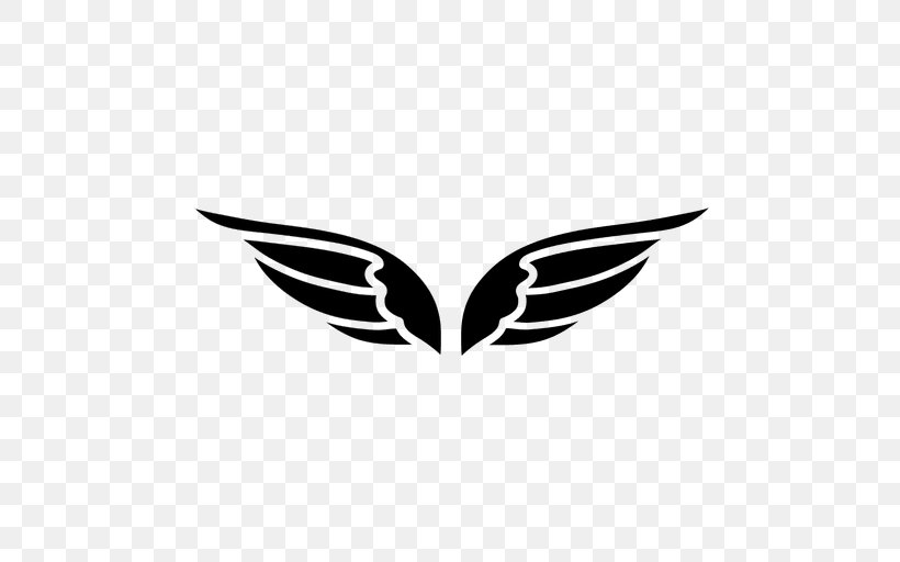 Logo Silhouette Drawing Clip Art, PNG, 512x512px, Logo, Angel, Beak, Bird, Black And White Download Free