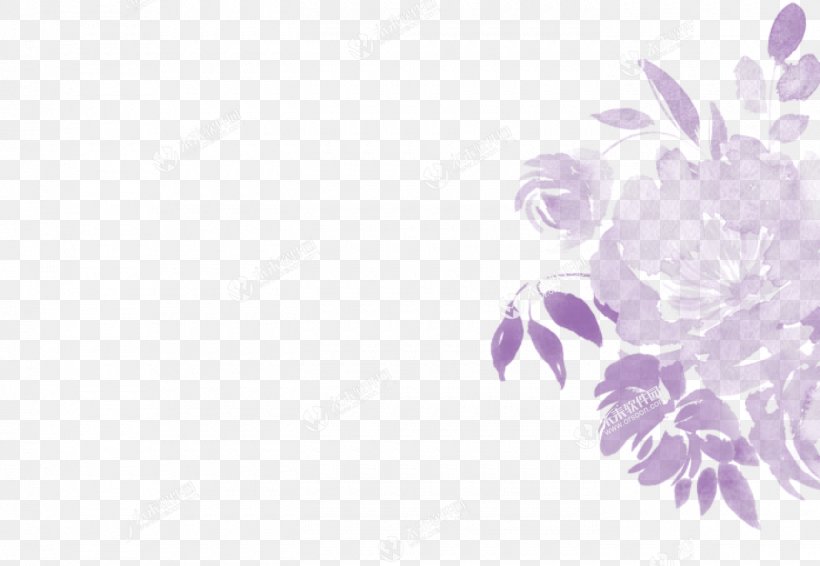 Purple Watercolor Painting Violet, PNG, 1400x968px, Purple, Blossom, Close Up, Color, Flora Download Free