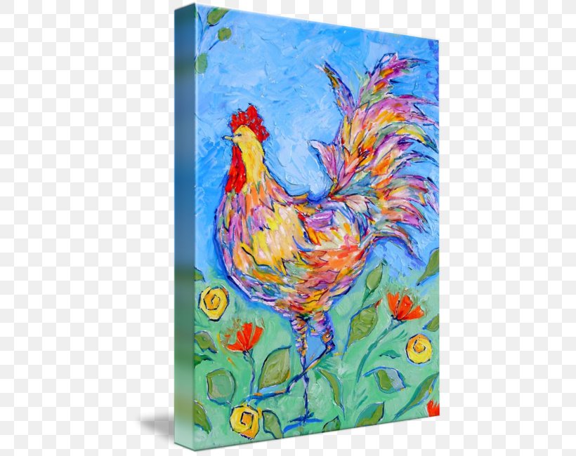 Rooster Chicken Painting Pop Art, PNG, 442x650px, Rooster, Acrylic Paint, Art, Artist, Beak Download Free
