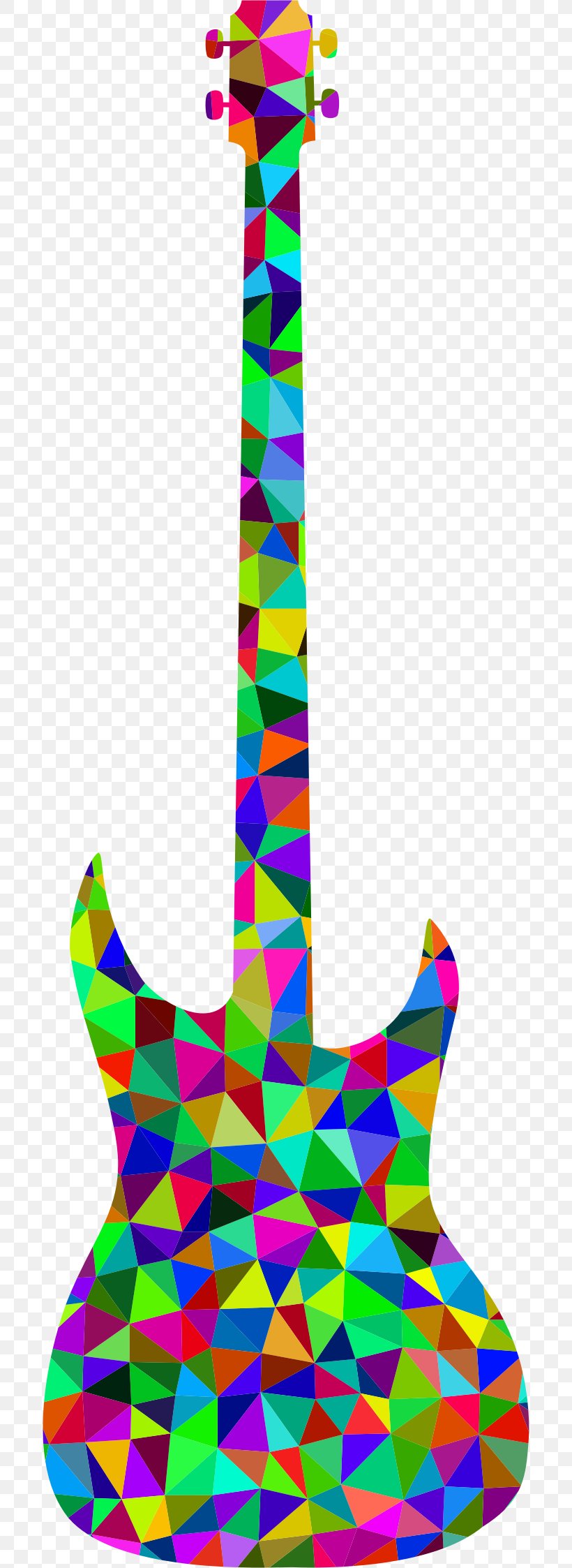 Guitar Musical Instruments Modern Art Low Poly Clip Art, PNG, 698x2246px, Guitar, Abstract Art, Art, Geometric Abstraction, Low Poly Download Free