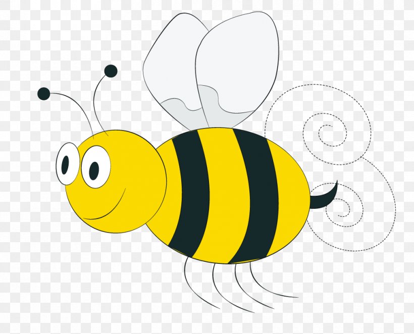 Honey Bee Euclidean Vector Clip Art, PNG, 1014x819px, Honey Bee, Apitoxin, Bee, Cartoon, Drawing Download Free