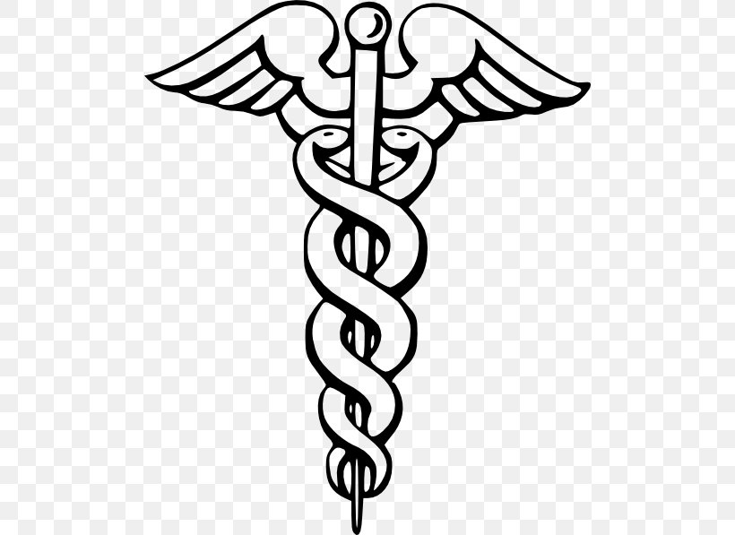 Hospital Cartoon, PNG, 498x597px, Caduceus As A Symbol Of Medicine, Asclepius, Blackandwhite, Clinic, Coloring Book Download Free