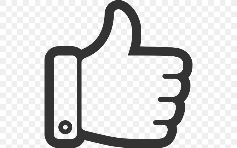 Like Button Thumb Signal, PNG, 512x512px, Like Button, Black, Black And White, Facebook, Ico Download Free