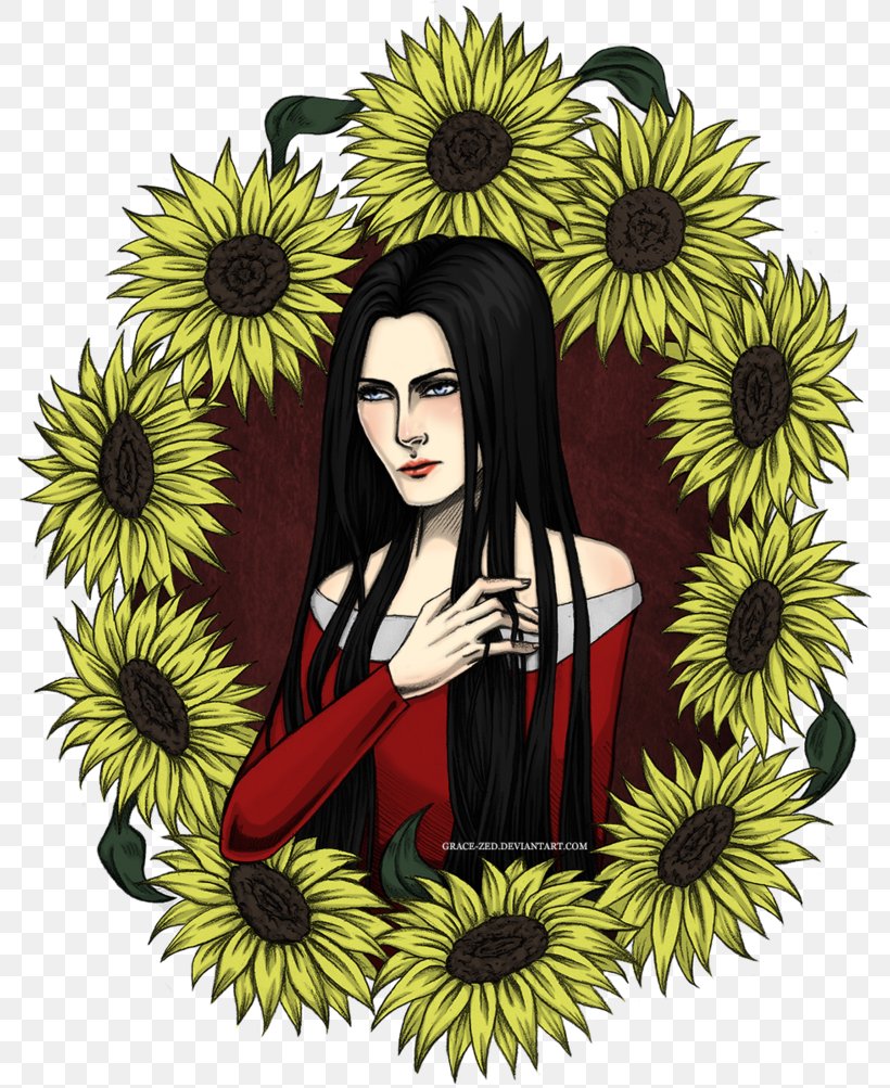 Black Hair, PNG, 796x1003px, Black Hair, Daisy Family, Flower, Flowering Plant, Hair Download Free