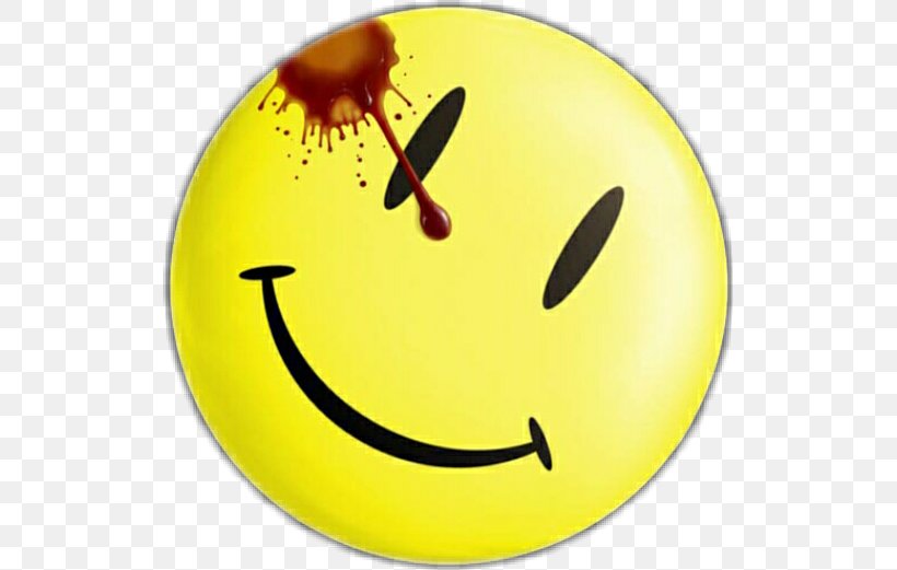 Edward Blake Watchmen Smiley Desktop Wallpaper T-shirt, PNG, 521x521px, Edward Blake, Comics, Damon Lindelof, Emoticon, Face Download Free