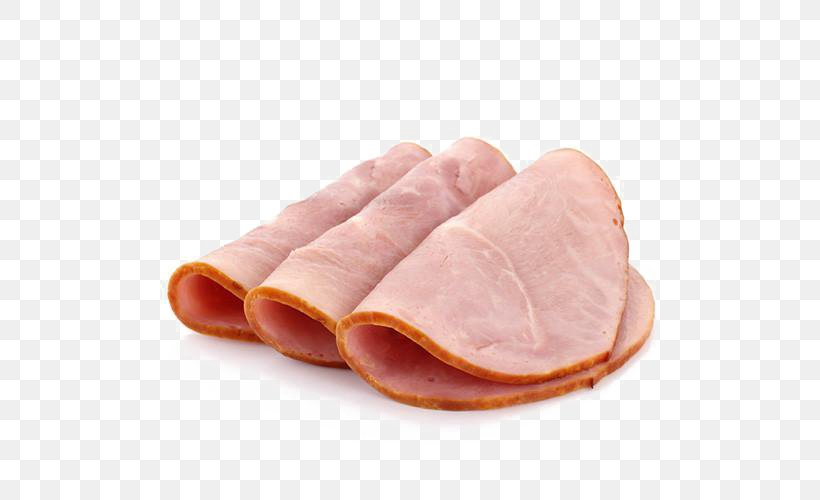 Baked Ham Bacon Food Lunch & Deli Meats, PNG, 500x500px, Ham, Animal Fat, Animal Source Foods, Back Bacon, Bacon Download Free