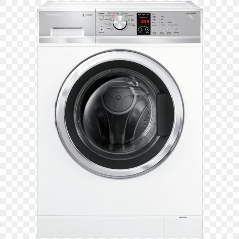 Washing Machines Fisher & Paykel WH7560J3 Combo Washer Dryer Clothes Dryer, PNG, 1000x1000px, Washing Machines, Clothes Dryer, Combo Washer Dryer, Direct Drive Mechanism, Fisher Paykel Download Free