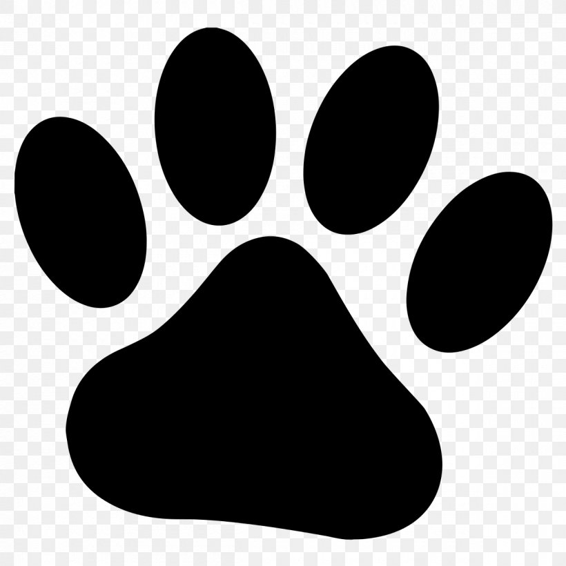 Dog Paw Clip Art, PNG, 1200x1200px, Dog, Animal Track, Black, Black And White, Drawing Download Free