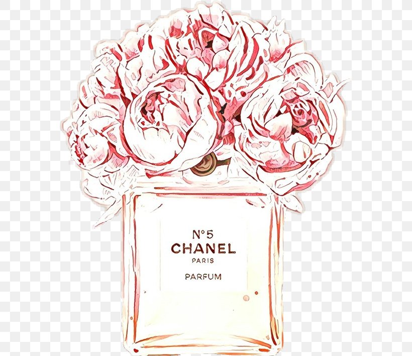 Flower Art Watercolor, PNG, 581x708px, Cartoon, Board Art, Canvas, Chanel, Chanel No 5 Download Free