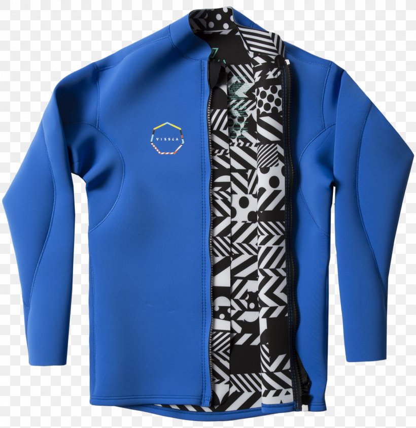 Jacket T-shirt Sleeve Gilets Neoprene, PNG, 1400x1440px, Jacket, Active Shirt, Blue, Clothing, Coat Download Free