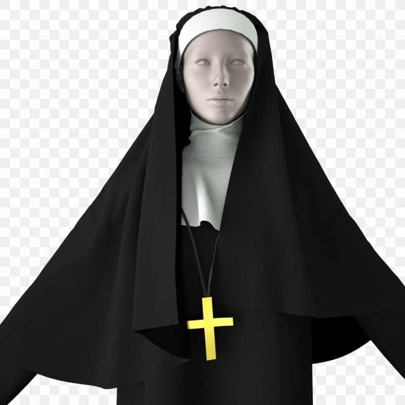 The Flying Nun Religious Habit Clothing Costume, PNG, 1000x1000px, Nun, Abbess, Clothing, Costume, Flying Nun Download Free