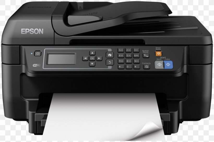 Epson WorkForce WF-2750 Multi-function Printer Epson WorkForce WF-2650 Inkjet Printing, PNG, 1200x799px, Multifunction Printer, Electronic Device, Electronics, Epson, Fax Download Free