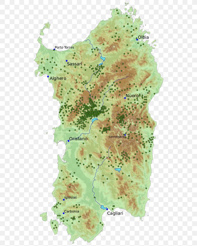 Giants' Grave Of Coddu Vecchiu Arzachena Map Nuragic Civilization, PNG, 550x1023px, Arzachena, Italy, Map, Nuraghe, Organism Download Free