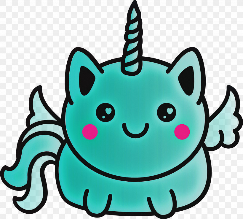 Green Head Cartoon Turquoise Line, PNG, 3000x2700px, Cute Unicorn, Cartoon, Cartoon Unicorn, Green, Head Download Free