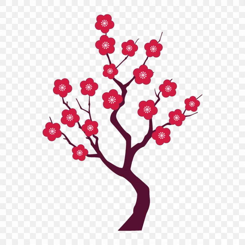 Plum Tree Plum Winter Flower, PNG, 1200x1200px, Plum Tree, Blossom, Branch, Cherry Blossom, Cut Flowers Download Free