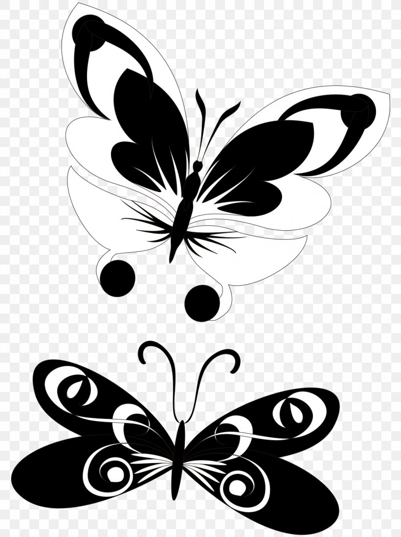 Butterfly Vector Graphics Drawing Image, PNG, 1156x1546px, Butterfly, Black And White, Borboleta, Brush Footed Butterfly, Cartoon Download Free