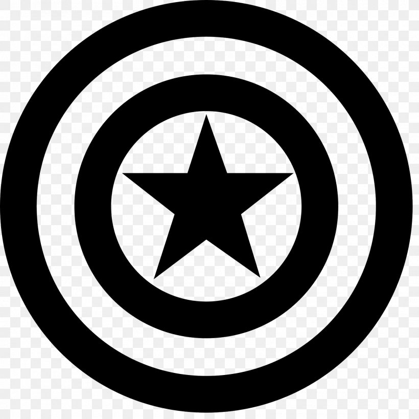 Captain America's Shield Iron Man S.H.I.E.L.D. Hydra, PNG, 1600x1600px, Captain America, Agents Of Shield, Antman, Area, Black And White Download Free