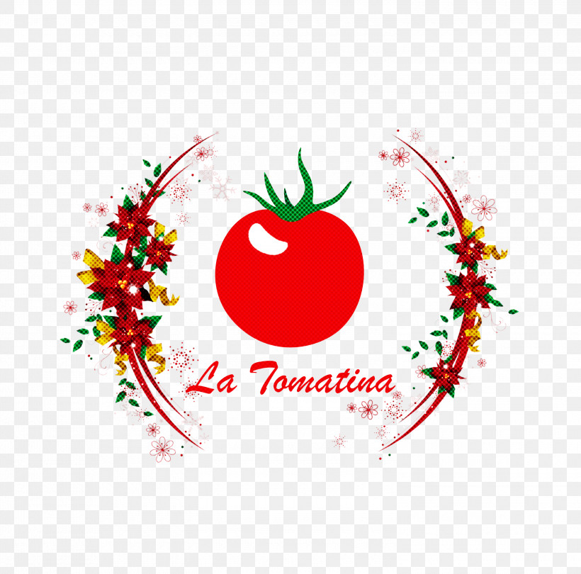 La Tomatina Tomato Throwing Festival, PNG, 3000x2964px, La Tomatina, Christmas Wreath, Flower, Fruit, Line Download Free