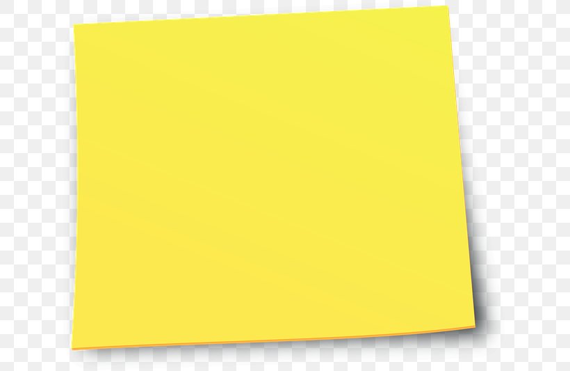 Paper Yellow Angle Font, PNG, 640x533px, Paper, Material, Post It Note, Product Design, Rectangle Download Free