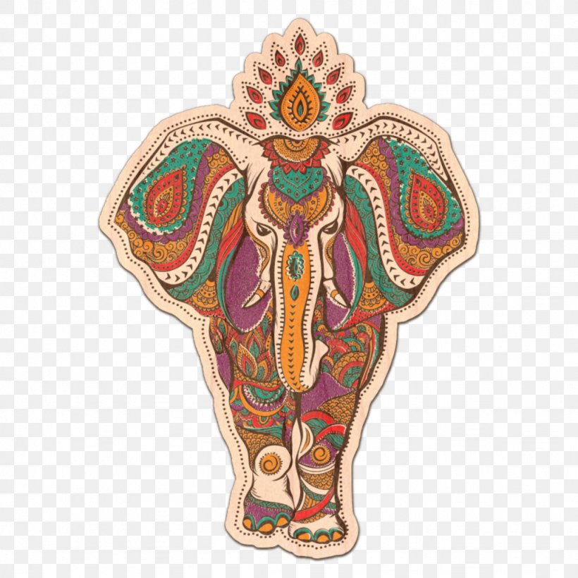 Elephant Cartoon, PNG, 1024x1024px, Banco De Imagens, Angel, Cross, Elephant, Embroidery Download Free