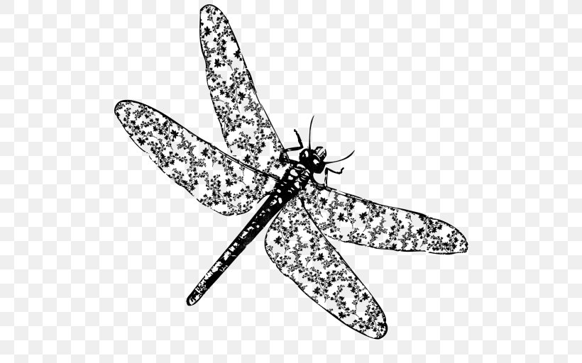 Insect Zentangle Canvas Coloring Book Dragonfly, PNG, 512x512px, Insect, Art, Blackandwhite, Brooch, Canvas Download Free