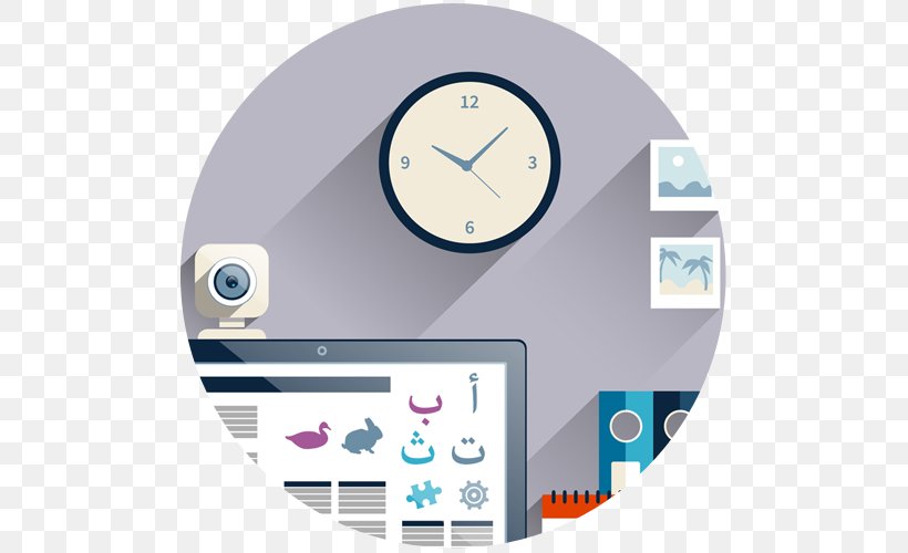 Laptop Learning, PNG, 500x500px, Laptop, Arabic, Brand, Clock, Communication Download Free