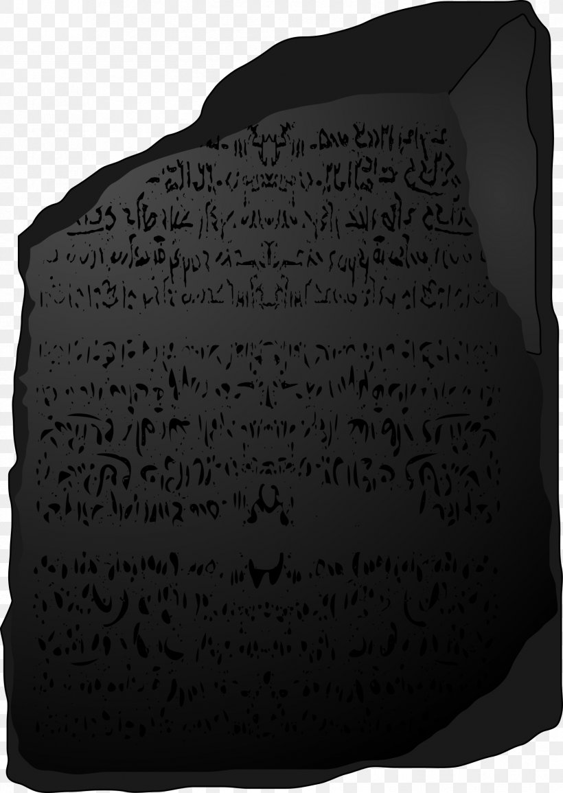 Rosetta Stone Translation Clip Art, PNG, 1703x2400px, Rosetta Stone, Black And White, English, Headstone, Language Download Free