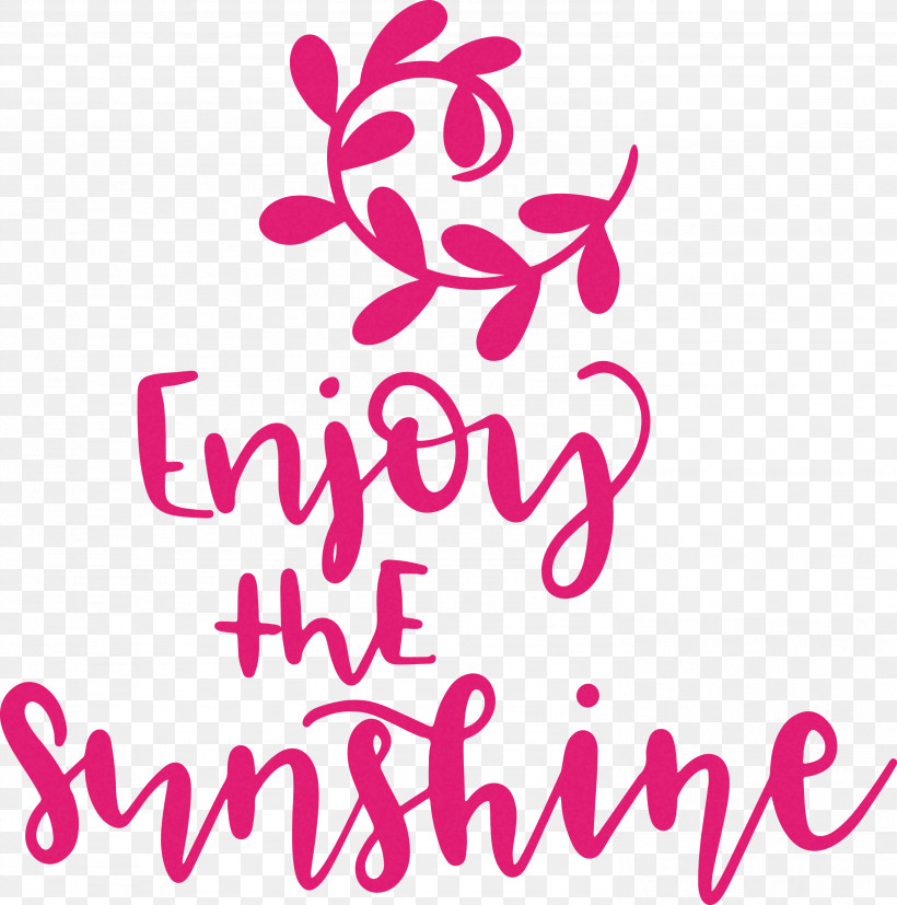 Sunshine Enjoy The Sunshine, PNG, 2973x3000px, Sunshine, Flower, Geometry, Line, Logo Download Free