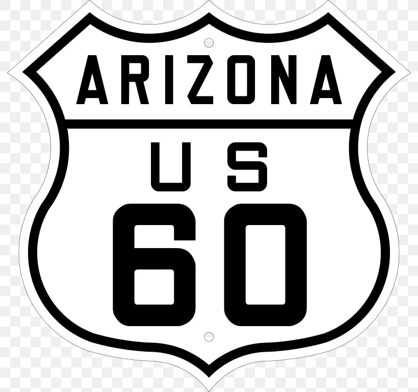 U.S. Route 66 In Kansas U.S. Route 66 In Arizona US Numbered Highways, PNG, 792x768px, Us Route 66, Area, Arizona, Black, Black And White Download Free