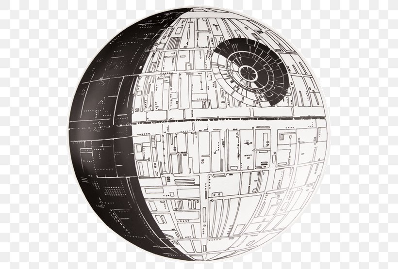 Death Star Stormtrooper Star Wars Darth Vader Platter, PNG, 555x555px, Death Star, Ball, Bb8, Blackandwhite, Darth Vader Download Free