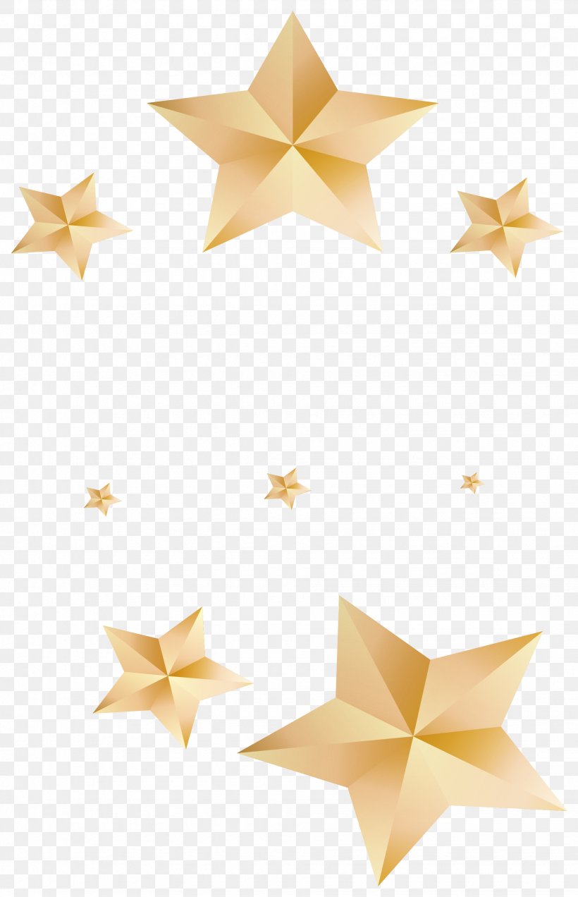 Five-pointed Star Euclidean Vector Pentagram, PNG, 1952x3029px, Star, Art Paper, Christmas, Five Pointed Star, Gold Download Free