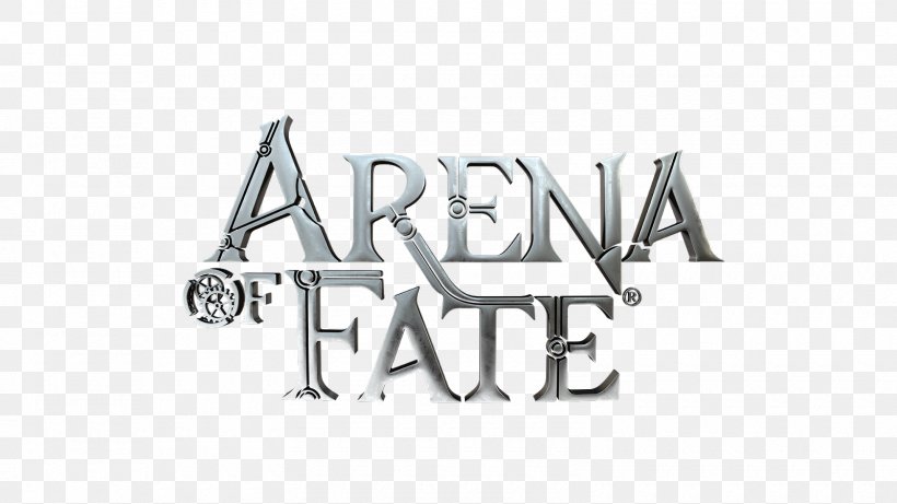 Arena Of Fate Logo Video Game Crytek Multiplayer Online Battle Arena, PNG, 1600x900px, Arena Of Fate, Area, Black And White, Brand, Character Download Free