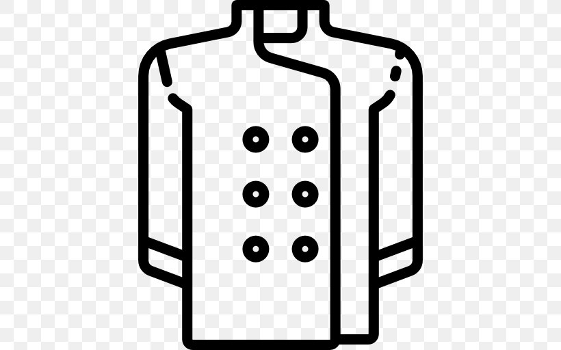 Chef's Uniform T-shirt Clothing Customer, PNG, 512x512px, Uniform, Black, Black And White, Black Tie, Brand Download Free