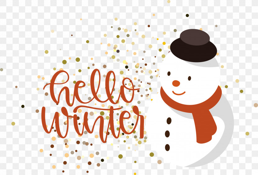 Hello Winter Welcome Winter Winter, PNG, 3000x2042px, Hello Winter, Cartoon, Happiness, Logo, M Download Free