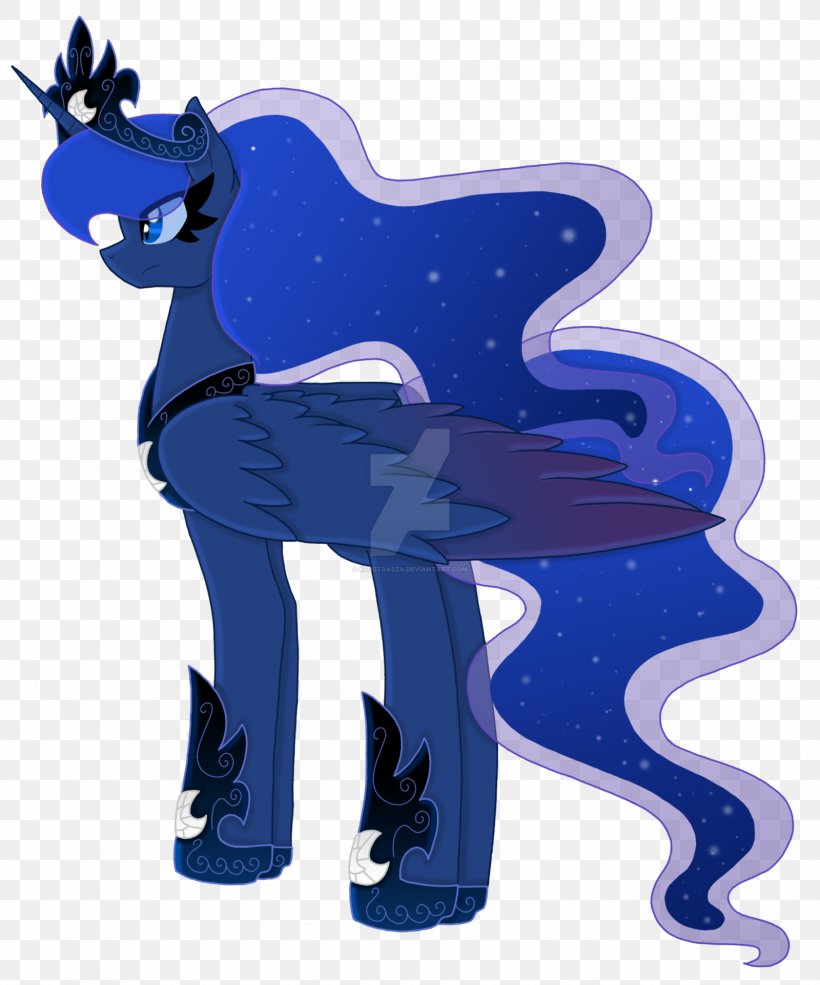 Pony Princess Luna Lunar Eclipse Twilight Sparkle Solar Eclipse, PNG, 1600x1923px, Pony, Animal Figure, Art, Blue, Cobalt Blue Download Free