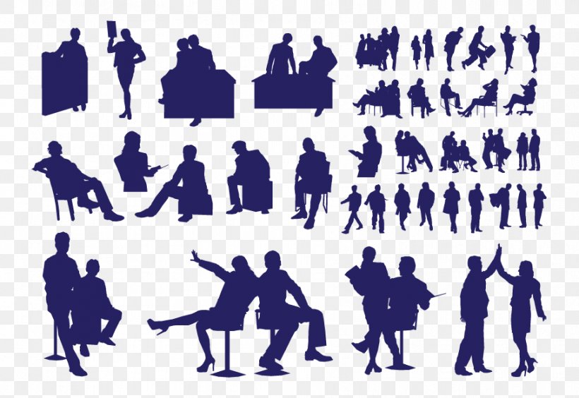 Silhouette Businessperson Clip Art, PNG, 907x624px, Silhouette, Art, Business, Businessperson, Communication Download Free