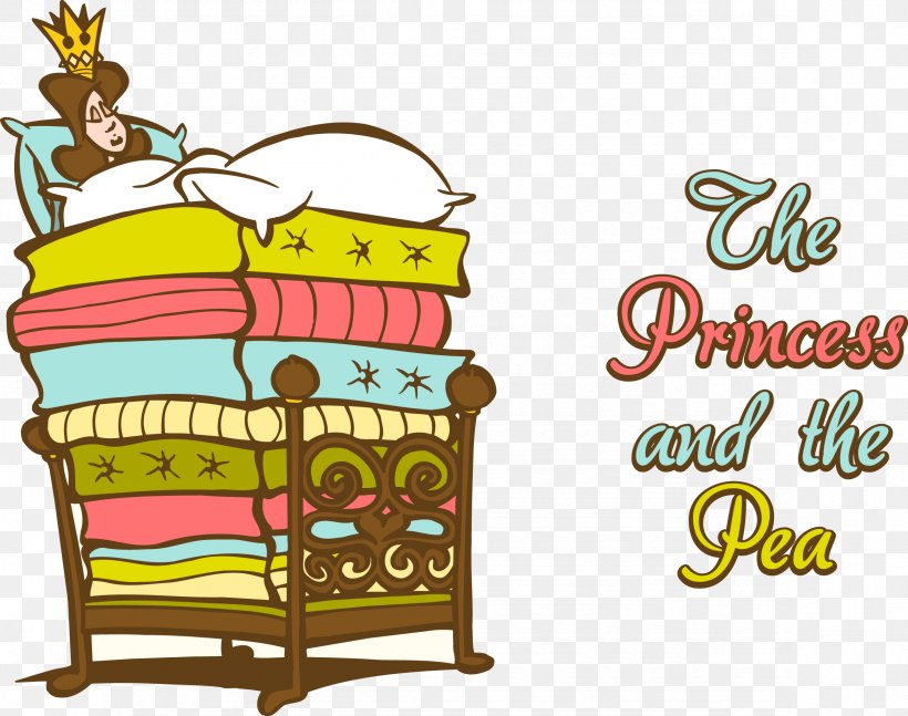 The Princess And The Pea T-shirt Cartoon, PNG, 2349x1856px, Princess And The Pea, Area, Bed, Cartoon, Comics Download Free