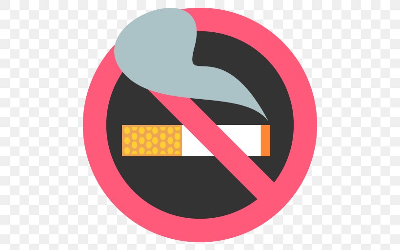 Emoji Symbol Smoking Ban Sign, PNG, 512x512px, Emoji, Brand, Emojipedia, Emoticon, Logo Download Free