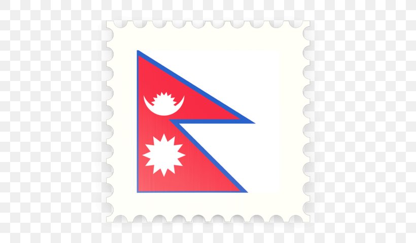 Flag Of Nepal National Flag, PNG, 640x480px, Nepal, Area, Blue, Flag, Flag Of Nepal Download Free