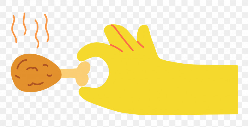 Hand Pinching Chicken, PNG, 2500x1290px, Cartoon, Biology, Happiness, Hm, Material Download Free