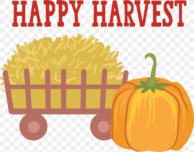 Happy Harvest Autumn Thanksgiving, PNG, 3000x2360px, Happy Harvest, Autumn, Cartoon, Drawing, Flat Design Download Free