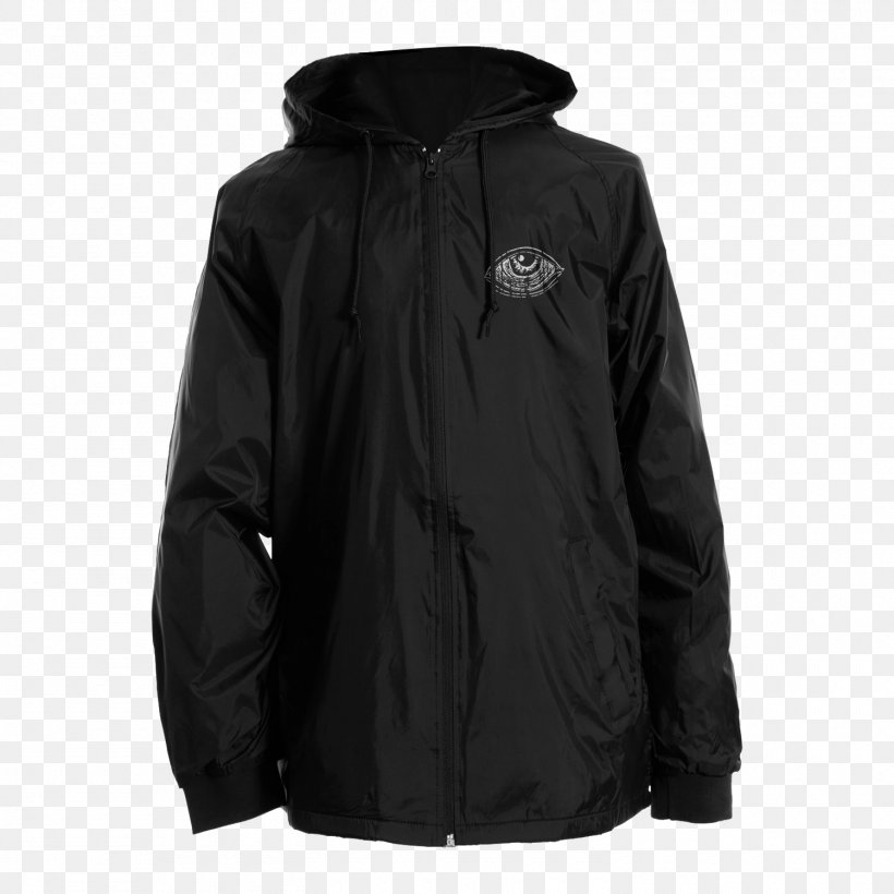 Hoodie Jacket Nike Clothing Windbreaker, PNG, 1500x1500px, Hoodie, Adidas, Black, Clothing, Coat Download Free