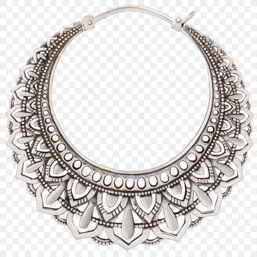 Necklace Earring Silver Brass Jewellery, PNG, 1500x1500px, Necklace, Beadwork, Body Jewellery, Body Jewelry, Brass Download Free