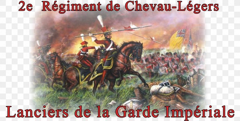 Battle Of Waterloo Napoleonic Wars Regiment Lancer Imperial Guard, PNG, 1200x606px, Battle Of Waterloo, Battle, Cavalry, Charge, History Download Free