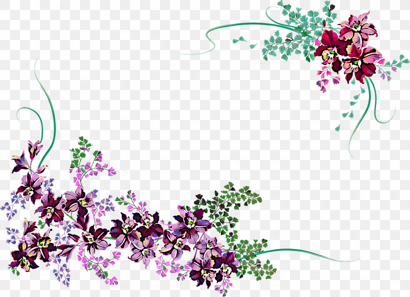 Flower Rectangular Frame Floral Rectangular Frame, PNG, 1400x1015px, Flower Rectangular Frame, Breckland Thyme, Floral Design, Floral Rectangular Frame, Flower Download Free