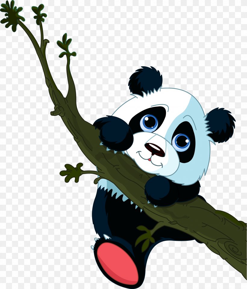 Giant Panda Tree Climbing Cuteness Clip Art, PNG, 2244x2629px, Giant Panda, Art, Bear, Carnivoran, Cartoon Download Free