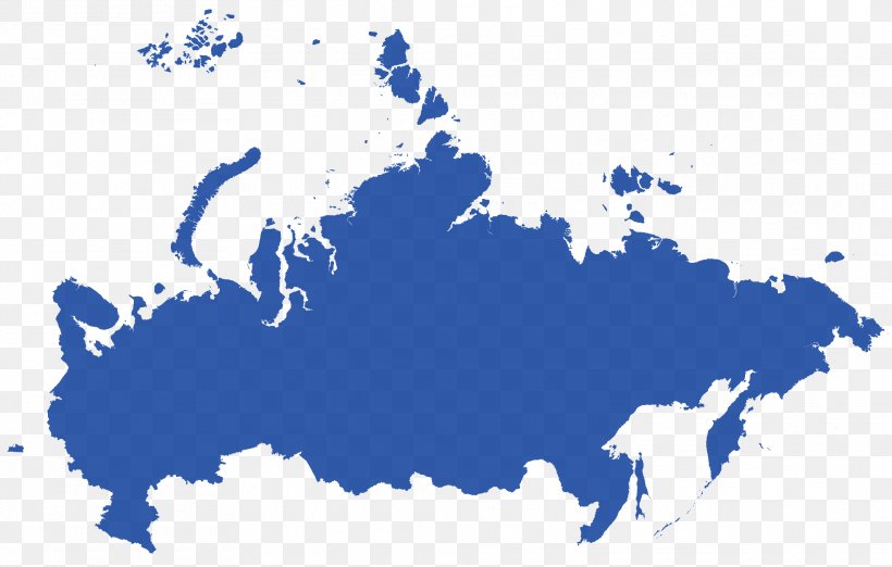 Russia Vector Map Royalty-free, PNG, 1974x1258px, Russia, Art, Blank Map, Blue, Cloud Download Free