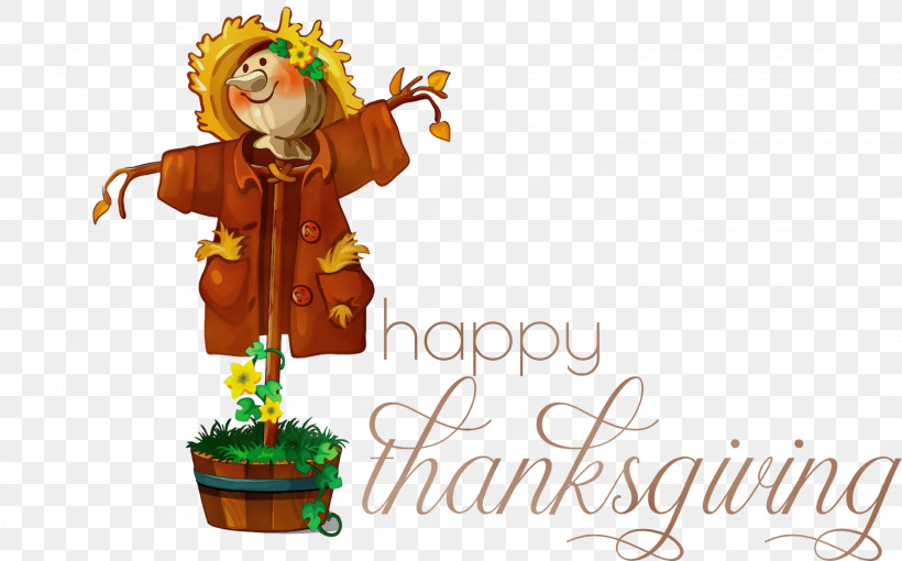 Scarecrow Scarecrow Painting Cartoon, PNG, 3000x1867px, Happy Thanksgiving, Cartoon, Dongman, Paint, Painting Download Free
