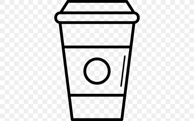 Take-out Coffee Cup Cafe Starbucks, PNG, 512x512px, Takeout, Black And White, Cafe, Coffee, Coffee Cup Download Free