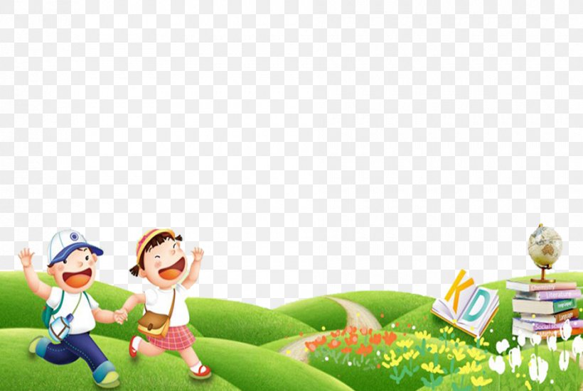 Cartoon Child National Primary School, PNG, 940x632px, Cartoon, Child, Drawing, Grass, Green Download Free